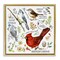 Stupell Industries Bird Watching Chart Framed Floater Canvas Wall Art Design by Jane Maday